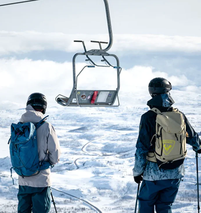 Riksgränsen Skien Zweden Zweeds Lapland